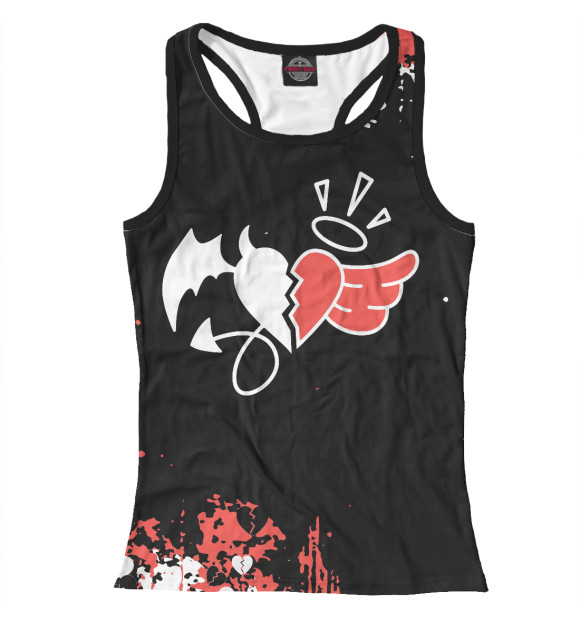 Женская майка-борцовка с изображением Payton Moormeier / Пейтон цвета Белый