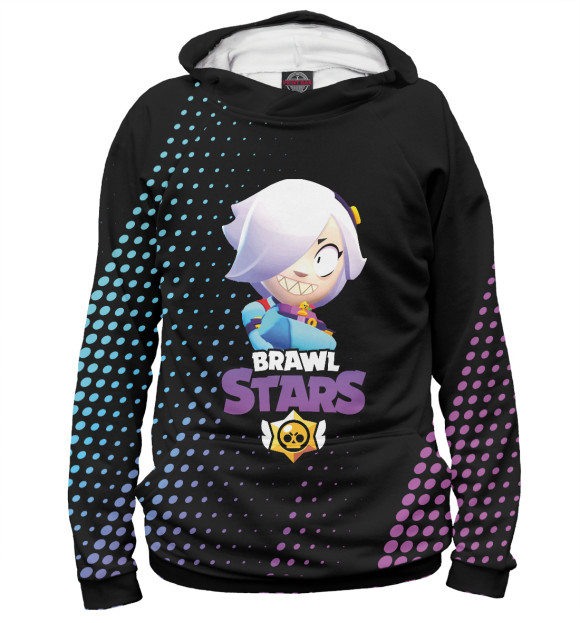 Мужское худи с изображением Brawl Stars Colette / Колетт цвета Белый