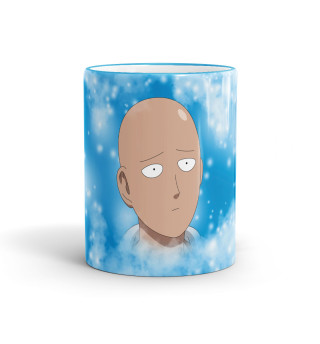 Кружка One-Punch Man сайтама облака