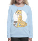 Свитшот для девочек Нарисованный гепард
