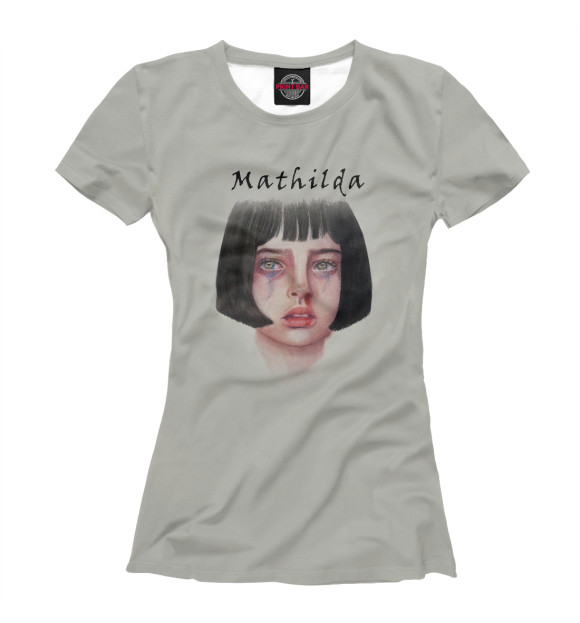 Женская футболка с изображением Mathilda from Leon цвета Белый