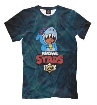 Мужская футболка Brawl Stars: Leon Shark