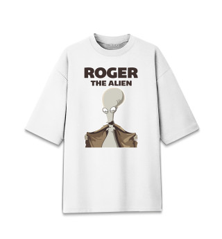 Женская футболка оверсайз Roger