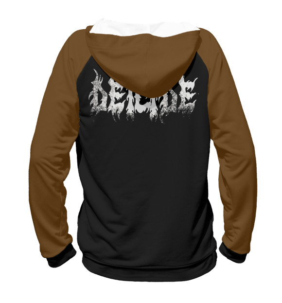 Мужское худи с изображением Deicide цвета Белый