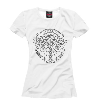 Женская футболка Символ Велеса