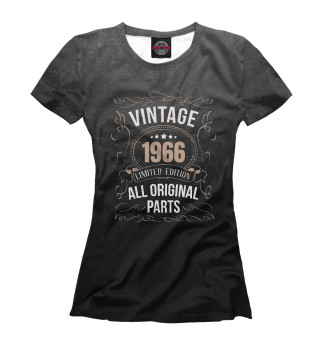 Женская футболка Vintage 1966