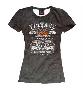 Футболка для девочек Vintage 1982