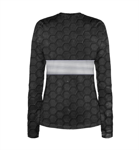 Женский лонгслив с изображением Денис всегда прав цвета Белый