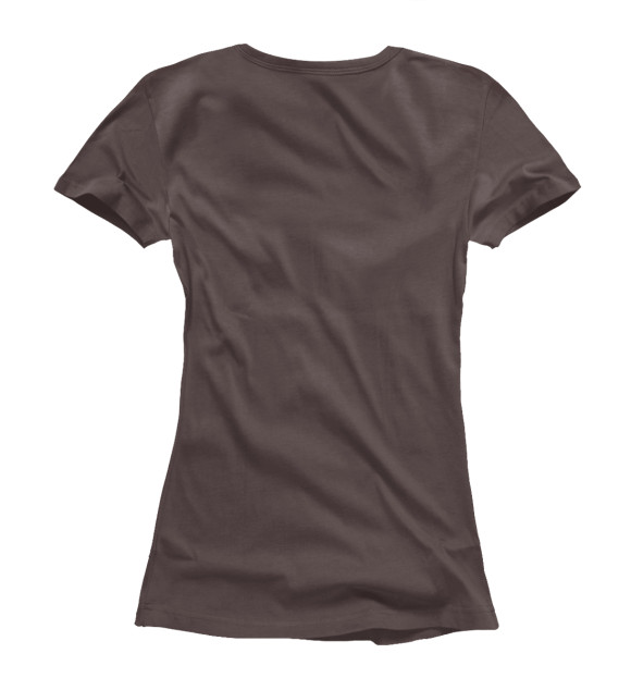 Женская футболка с изображением Глубинный ударник цвета Белый