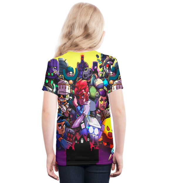 Футболка для девочек с изображением Spike | Спайк цвета Белый