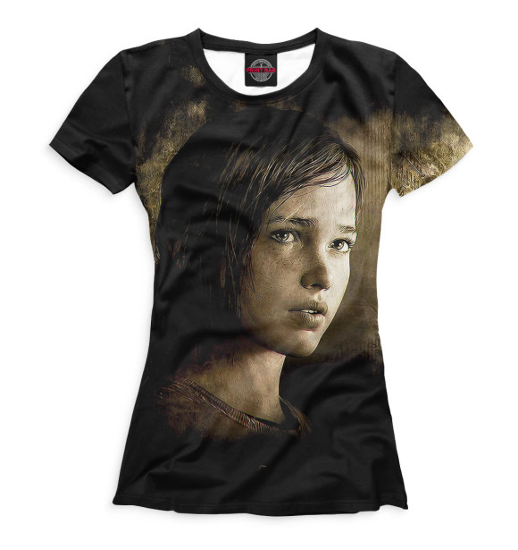 Женская футболка с изображением Маленькая Элли цвета Белый