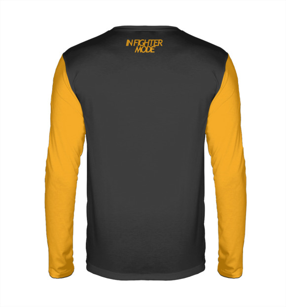 Мужской лонгслив с изображением IN FIGHTER MODE цвета Белый