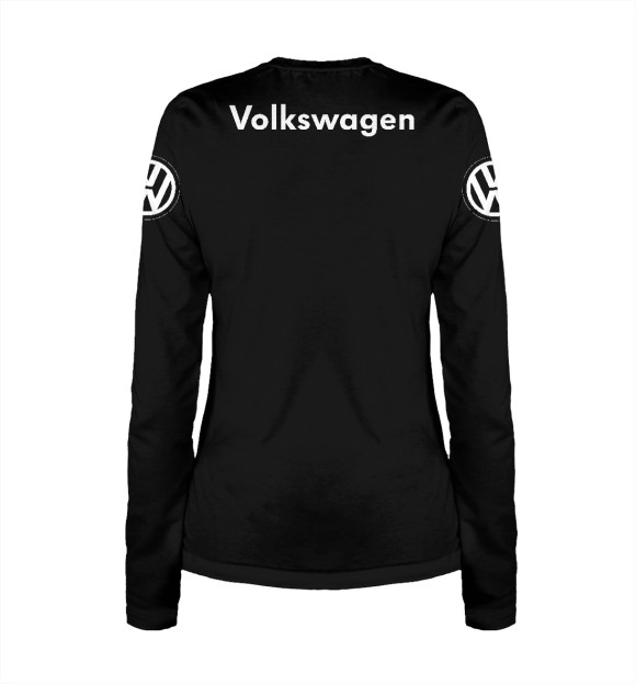 Женский лонгслив с изображением Volkswagen цвета Белый