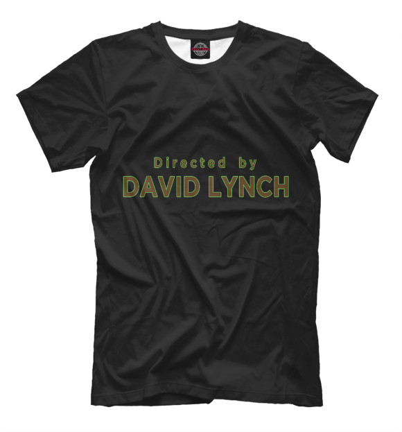 Мужская футболка с изображением Directed by David Lynch цвета Белый