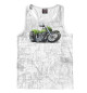Мужская майка-борцовка Moto2 (green)