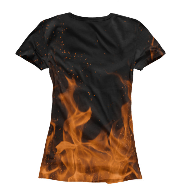 Женская футболка с изображением Brawl Stars - Poko цвета Белый