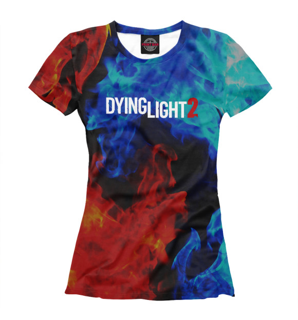 Женская футболка с изображением Dying Light 2 цвета Белый