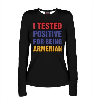 Лонгслив для девочки Positive Armenian