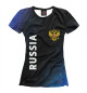 Женская футболка Russia / Россия