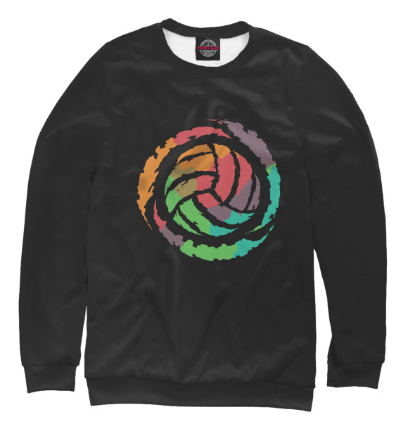 Свитшот для мальчиков с изображением Color Ball цвета Белый