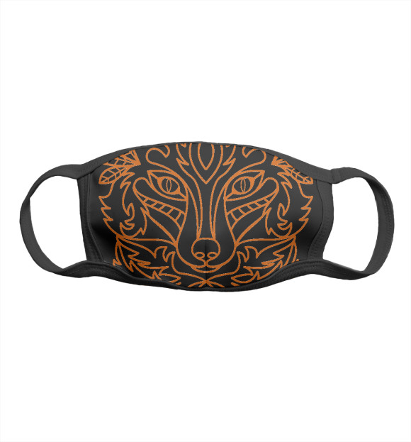 Маска тканевая с изображением Лиса цвета Белый