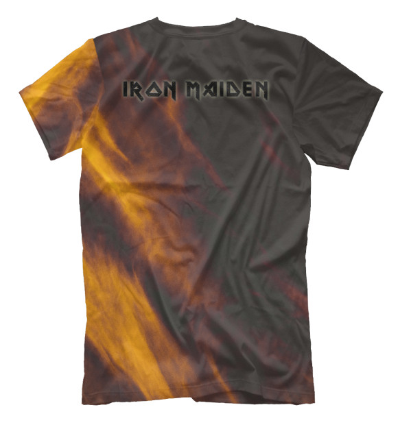 Футболка для мальчиков с изображением Группа Iron Maiden цвета Белый