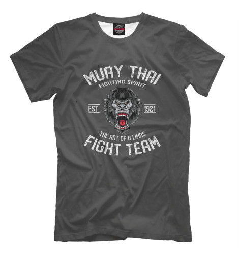 Футболки Print Bar Muay Thai Fight Gorilla цена и фото