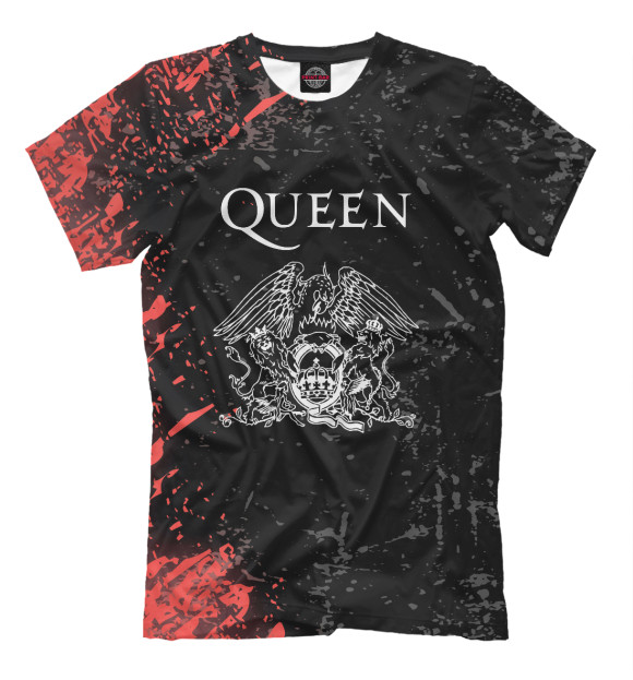 Футболка для мальчиков с изображением Queen цвета Белый