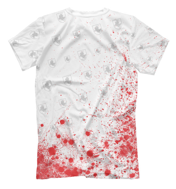 Мужская футболка с изображением Живе Беларусь! цвета Белый