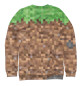 Свитшот для девочек МАЙНКРАФТ НА КОНЕ MINECRAFT