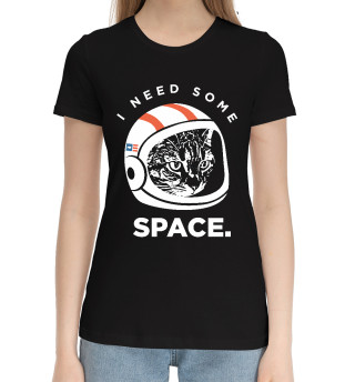 Хлопковая футболка для девочек Need Some Space