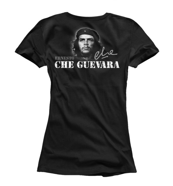 Женская футболка с изображением Che Guevara цвета Белый