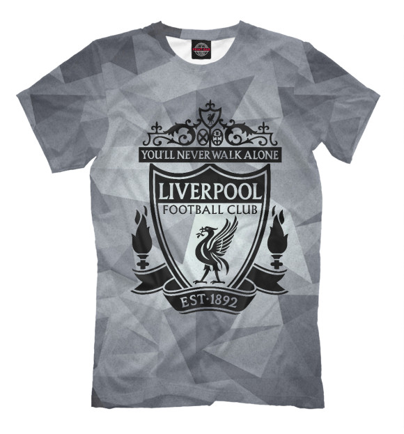 Мужская футболка с изображением Liverpool sport цвета Белый