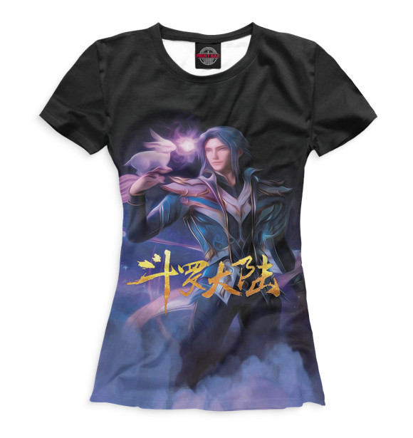 Женская футболка с изображением Боевой континент цвета Белый