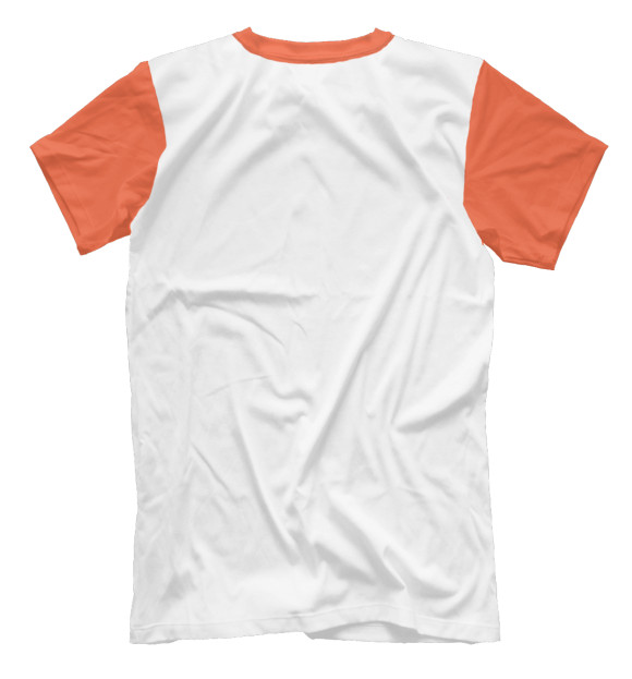 Мужская футболка с изображением МИР цвета Белый