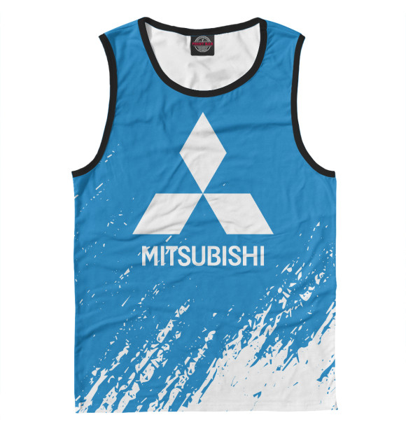 Майка для мальчика с изображением Mitsubishi цвета Белый