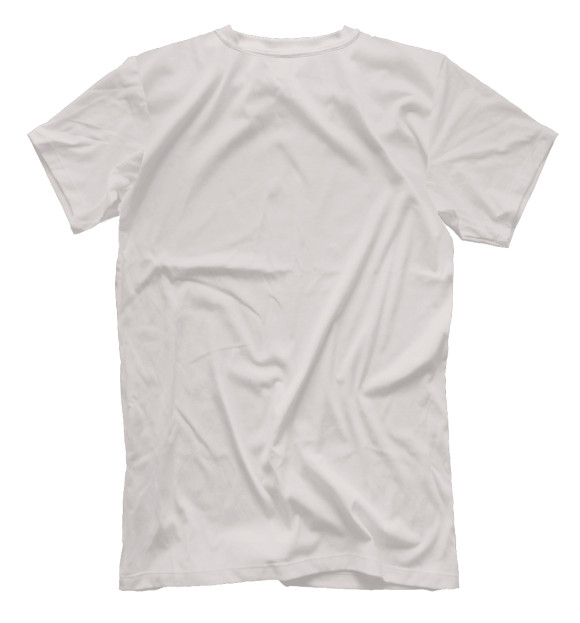 Мужская футболка с изображением Лисенок цвета Белый