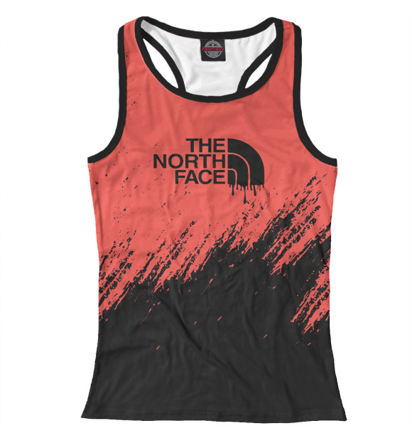 Женская майка-борцовка с изображением The North Face цвета Белый