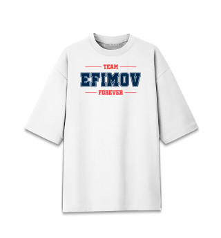 Женская футболка оверсайз Team Efimov