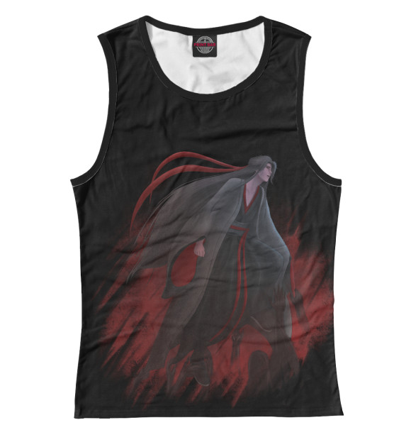 Майка для девочки с притом Сюэ Ян цвета Белый Майка для девочки с изображением Сюэ Ян цвета Белый