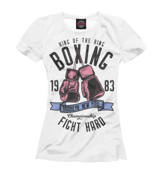 Женская футболка Бокс1983