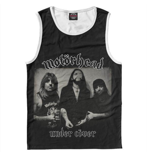 Мужская майка с изображением Motorhead цвета Белый