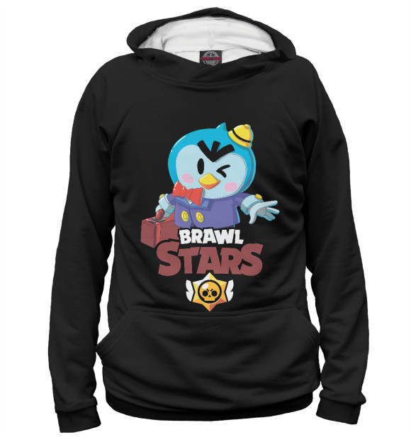 Мужское худи с изображением Brawl Stars MR.R цвета Белый