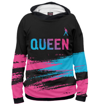 Женское худи Queen Neon Gradient (полосы)