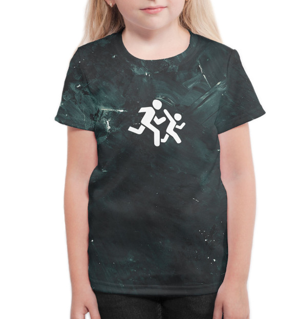 Футболка для девочек с изображением Дима Масленников цвета Белый