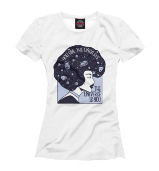 Женская футболка Ты вселенная
