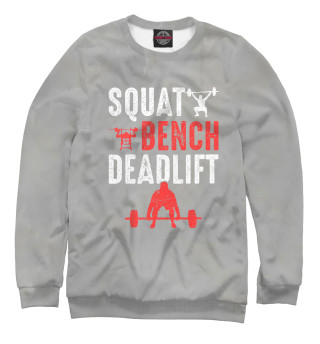 Свитшот для девочек Squat Bench Deadlift