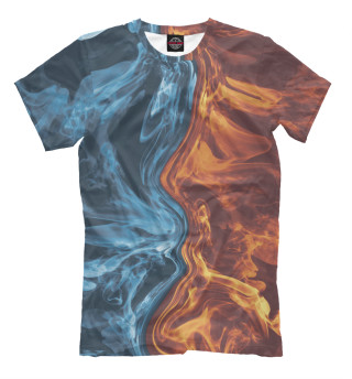 Мужская футболка Огонь и вода