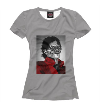 Женская футболка Zombie Майкл