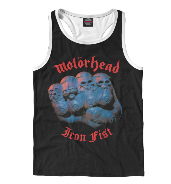 Мужская майка-борцовка с изображением Motorhead цвета Белый